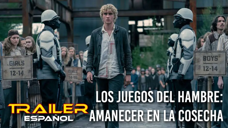 Video for the film The Hunger Games: Sunrise on the Reaping — Los juegos del hambre: Amanecer en la cosecha - Tráiler español
