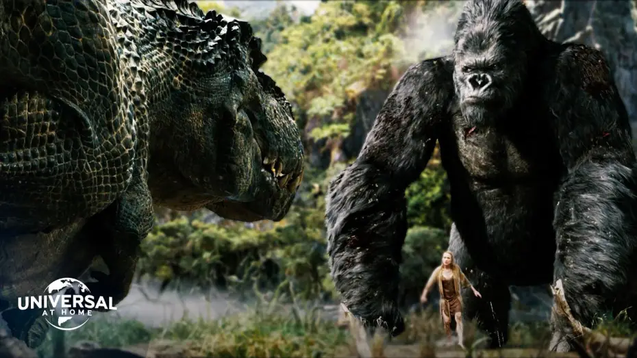 Video for the film King Kong — Kong vs T-Rex - Extended Preview