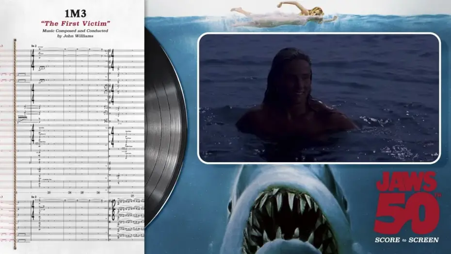 Video for the film Jaws — Score to Screen | "The First Victim" by John Williams from JAWS 50th (Original Score)