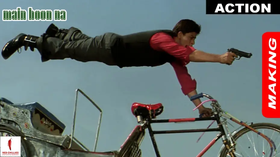 Video for the film Main Hoon Na — Main Hoon Na | Making of Action | Shah Rukh Khan, Sushmita Sen | A Film By Farah Khan