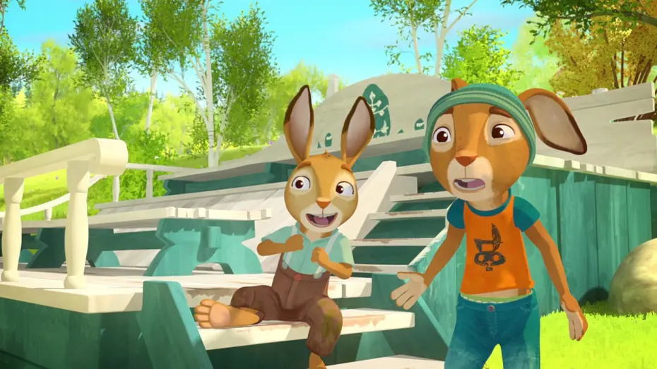 Video for the film Rabbit School: Guardians of the Golden Egg — Заячья школа - Trailer