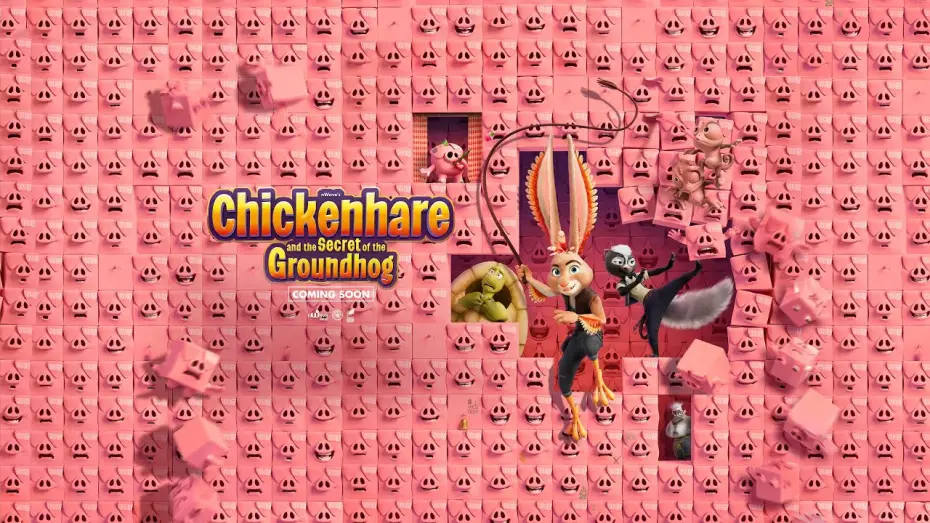 Video for the film Chickenhare and the Secret of the Groundhog — Chickenhare and the Secret of the Groundhog (2025) | Teaser Trailer | nWave Studios