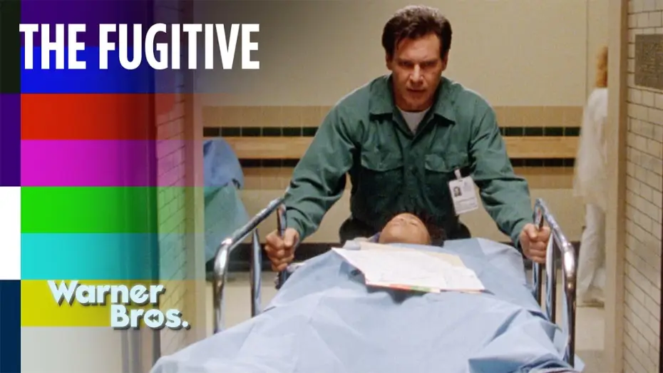 Video for the film The Fugitive — Dr. Kimble Saves A Kid's Life