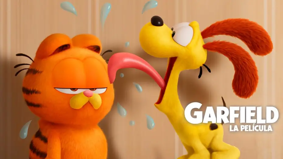 Video for the film The Garfield Movie — ¿Quién dijo que el perro y el gato se lleven mal?
