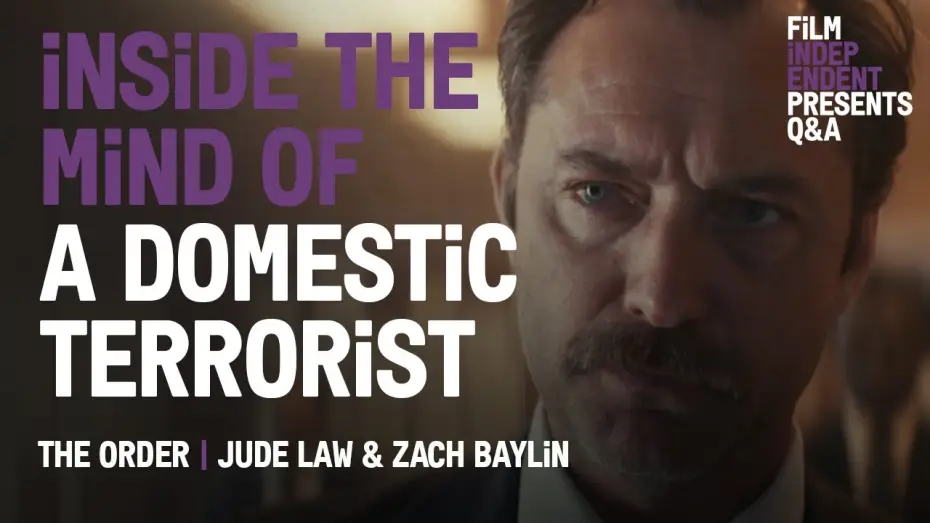 Video for the film The Order — Jude Law Gets Inside the Mind of a Domestic Terrorist | The Order Q&A