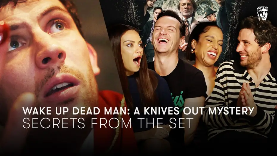 Video for the film Wake Up Dead Man: A Knives Out Mystery — Miracles, Rain Machines & Jeremy Renner’s Comeback! Knives Out: Wake Up Dead Man Cast Spill | BAFTA
