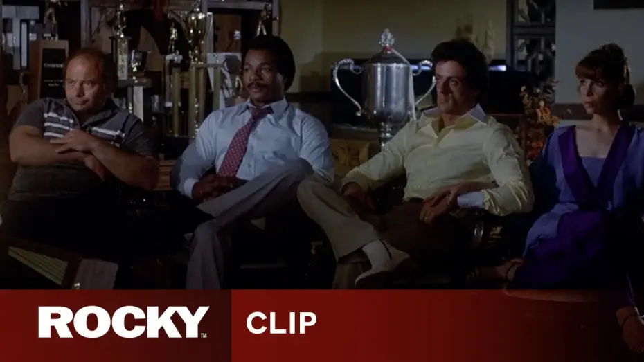 Video for the film Rocky III — Clubber is Confident of a Win