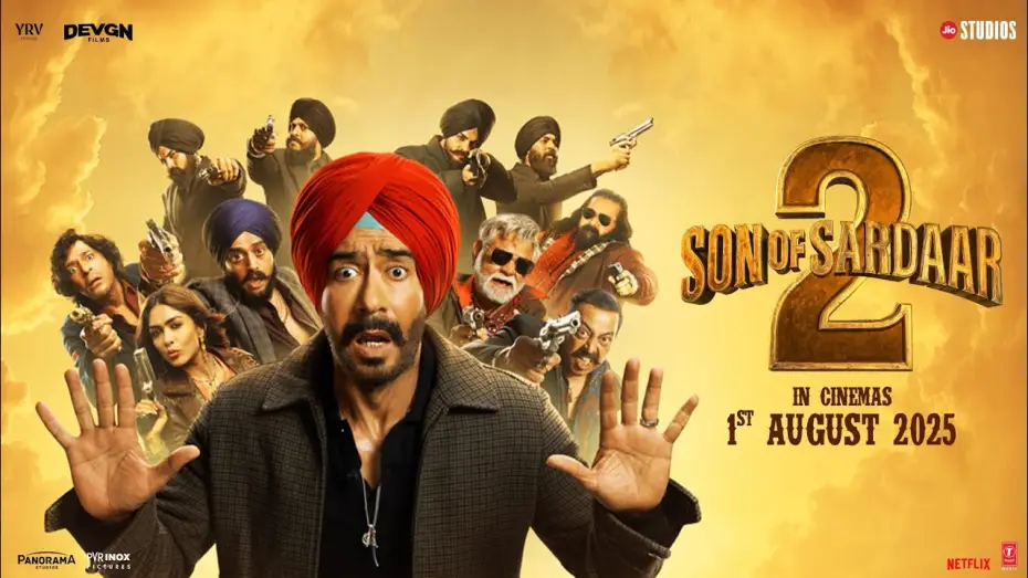 Video for the film Son of Sardaar 2 — Son Of Sardaar 2 - OFFICIAL TRAILER | Ajay Devgn & Mrunal Thakur | Vijay Kumar Arora | 25th July