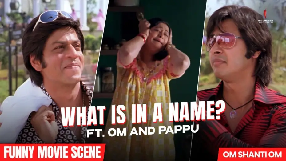 Video for the film Om Shanti Om — Kya Om Prakash Makhija Banega Hero? | Om Shanti Om | Shah Rukh Khan & Shreyas Talpade | Movie Scene