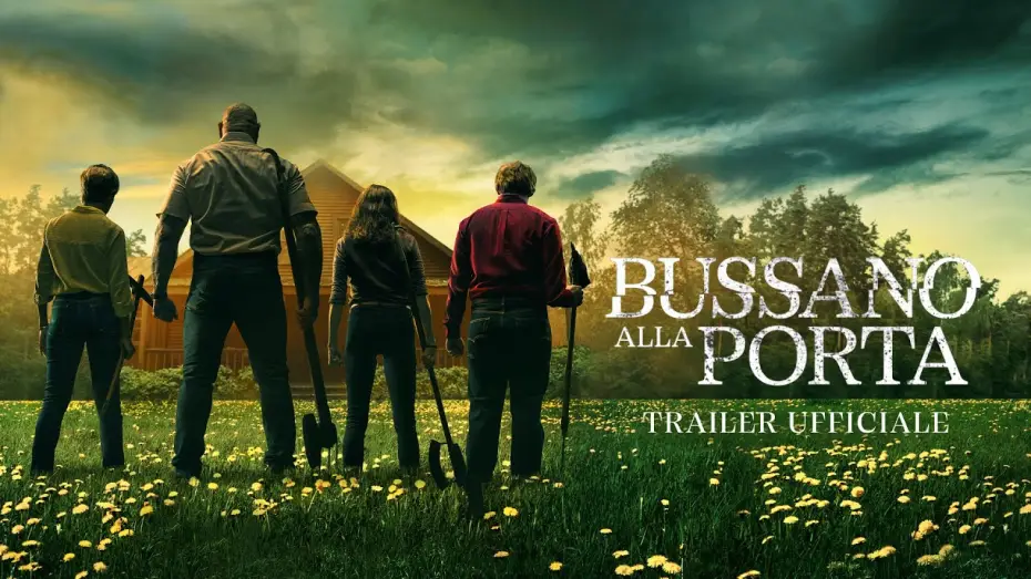 Video for the film Knock at the Cabin — Bussano alla Porta | Secondo Trailer Ufficiale