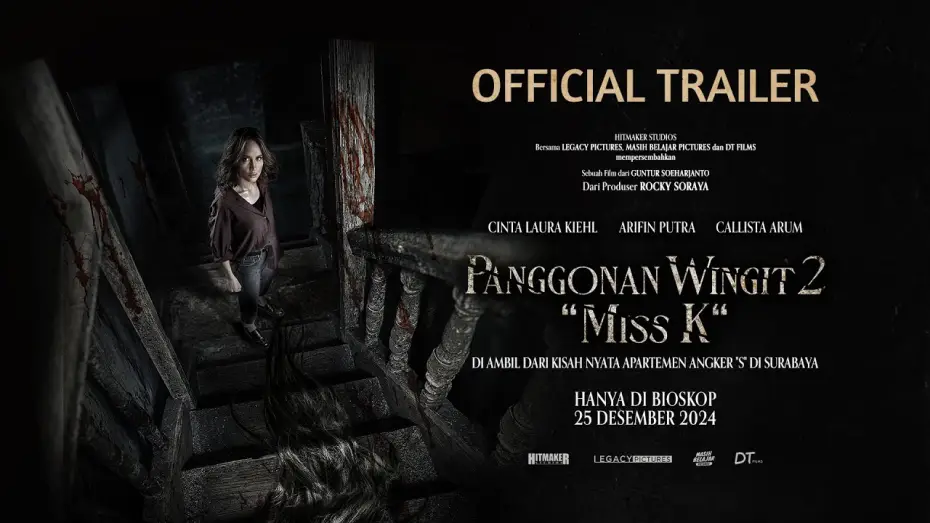 Video for the film The Haunted Apartment: "Miss K" — Official Trailer Panggonan Wingit 2 "Miss K" di Bioskop mulai 25 Desember 2024