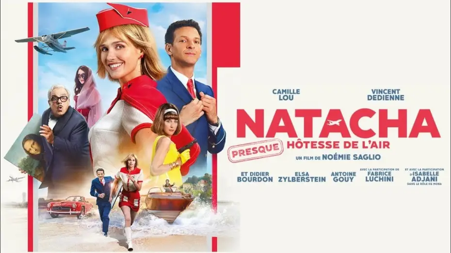 Video for the film Natacha, (Almost) Air Hostess — NATACHA (PRESQUE) HÔTESSE DE L'AIR - Bande Annonce 2025 - Isabelle Adjani, Camille Lou, D. Bourdon