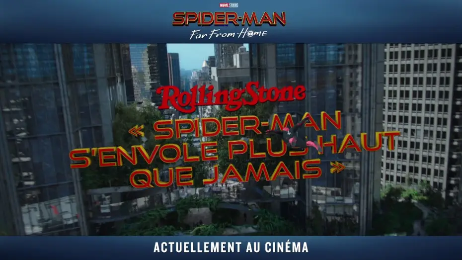 Video for the film Spider-Man: Far From Home — Spider-Man : Far From Home - TV Spot "Again review" 15s VF