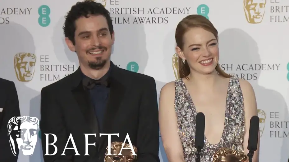Video for the film La La Land — Emma Stone & Damien Chazelle's Funny Interview | BAFTA Film Awards 2017