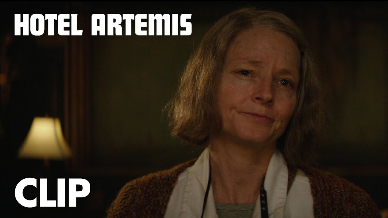 Video for the film Hotel Artemis — Hotel Artemis | "Verify Your Membership" Clip | Global Road