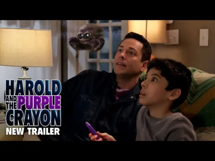 Video for the film Harold and the Purple Crayon — Official Trailer 2