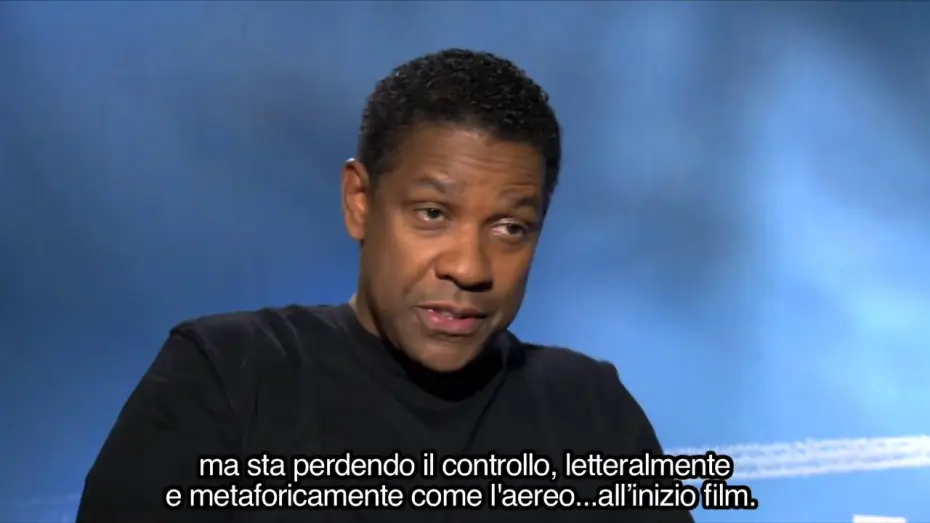 Video for the film Flight — Flight di Robert Zemeckis - Intervista a Denzel Washington (sottotitoli in italiano)