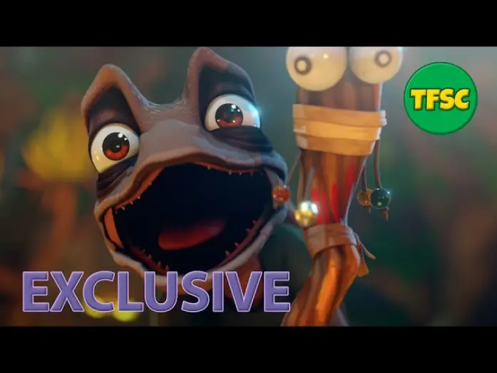 Video for the film The Wishmas Tree — Behind the Scenes: Yarra the kooky Lizard in The Wishmas Tree