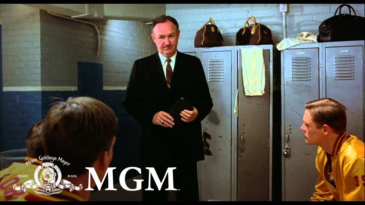 Video for the film Hoosiers — Coach Dale's Pre-Game Motivational Speech