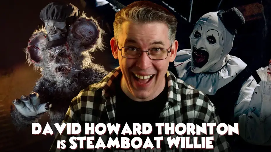 Video for the film Screamboat — David Howard Thornton is Steamboat Willie in SCREAMBOAT!
