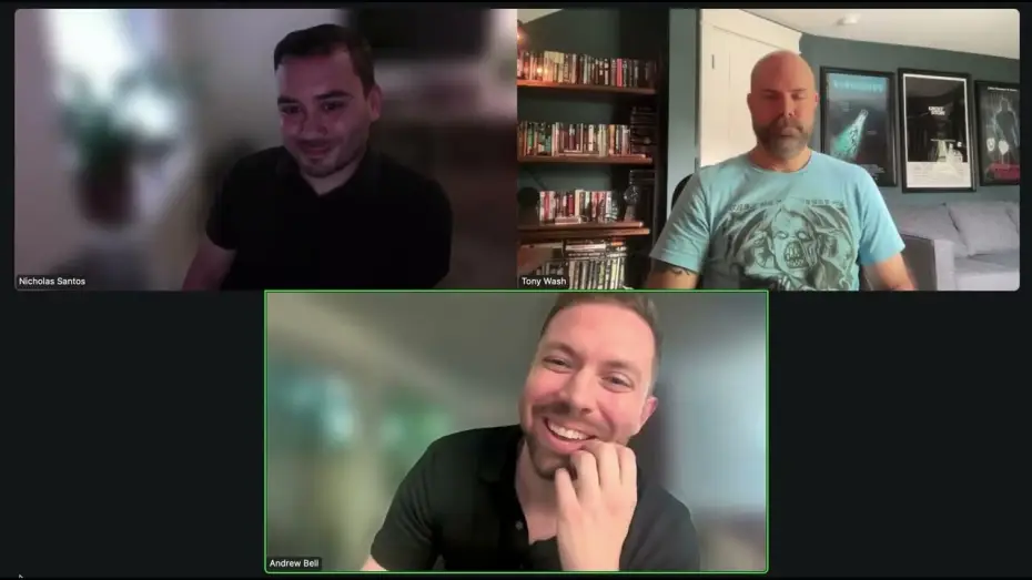 Video for the film Bleeding — Interview with Andrew Bell & Nicholas Santos