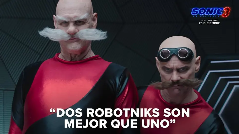 Video for the film Sonic the Hedgehog 3 — Dos Robotniks son mejor que uno [VOSE]