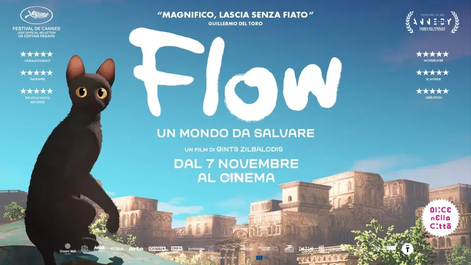 Video for the film Flow — FLOW - Un mondo da salvare (Trailer #2 dal 7 Novembre al Cinema)
