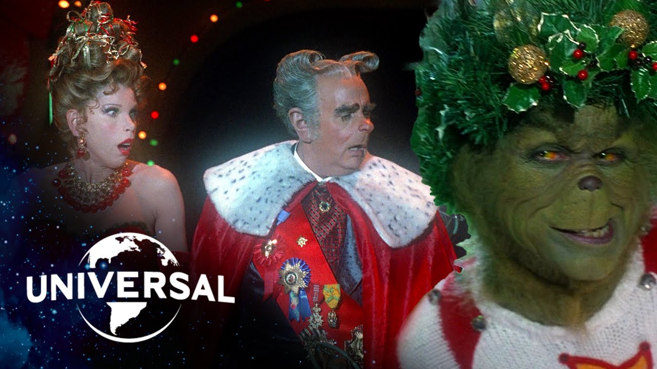 Video for the film How the Grinch Stole Christmas — The Grinch Crashes The Party