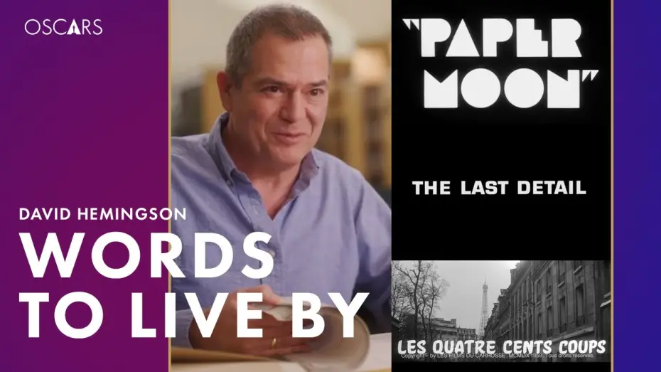 Video for the film The Holdovers — David Hemingson's "Words to Live By" | ''The Holdovers' Oscars
