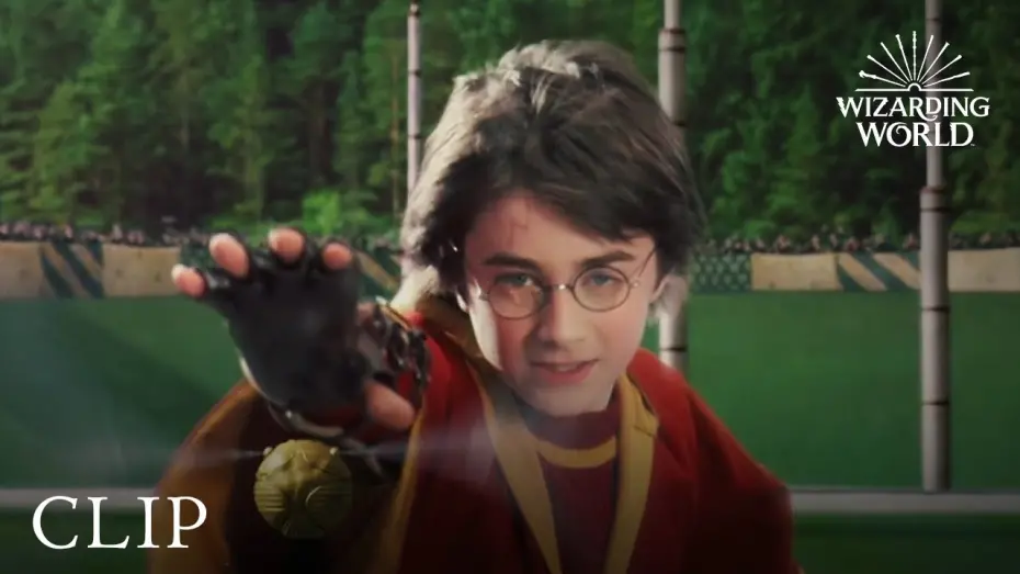 Video for the film Harry Potter and the Philosopher's Stone — Harry's First Quidditch Match Against Slytherin