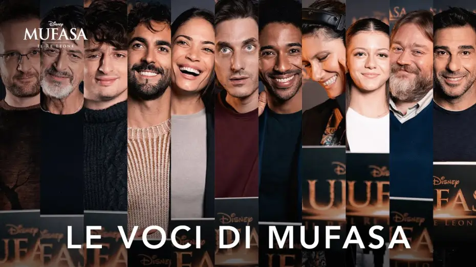 Video for the film Mufasa: The Lion King — Mufasa: Il Re Leone | Featurette | Le Voci di Mufasa: Il Re Leone