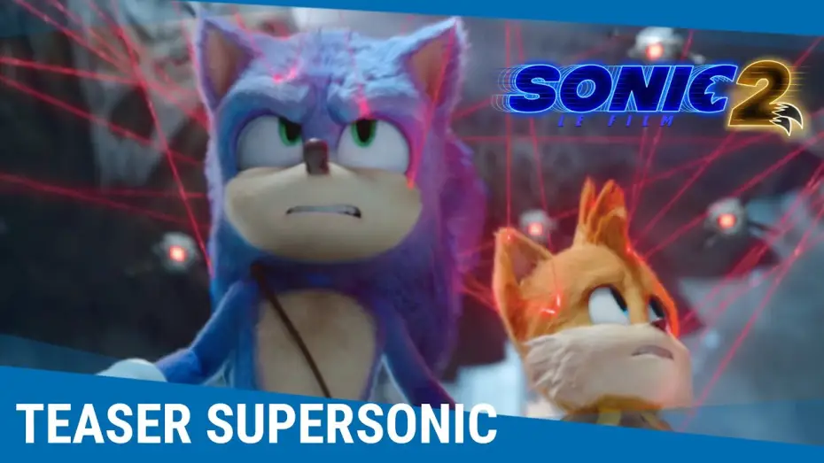 Video for the film Sonic the Hedgehog 2 — SONIC 2 - Teaser supersonic [Au cinéma le 30 mars]