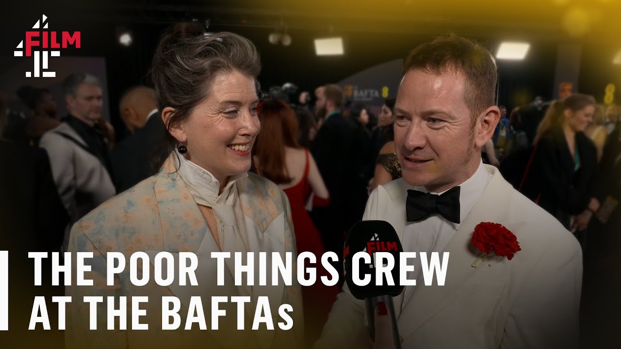Video for the film Poor Things — Walk the BAFTA red carpet with the crew of Poor Things