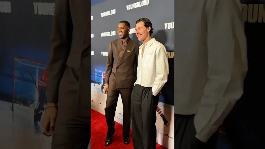 Video for the film Youngblood — Red carpet moments, big screen energy, and a whole lot of hockey.