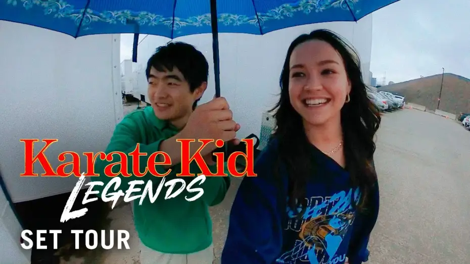 Video for the film Untitled Karate Kid Movie — Go Behind The Scenes with Ben Wang & Sadie Stanley