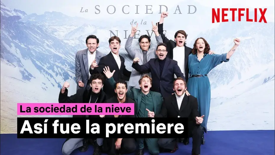 Video for the film Society of the Snow — Noche de estreno