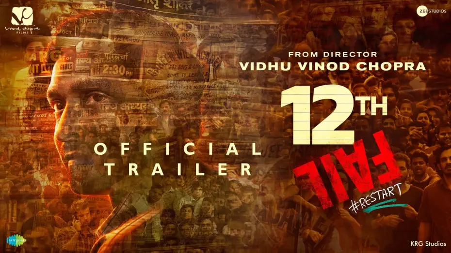 Video for the film 12th Fail — 12th Fail - Official Trailer | Vidhu Vinod Chopra | In Cinemas Worldwide 27th October, 2023