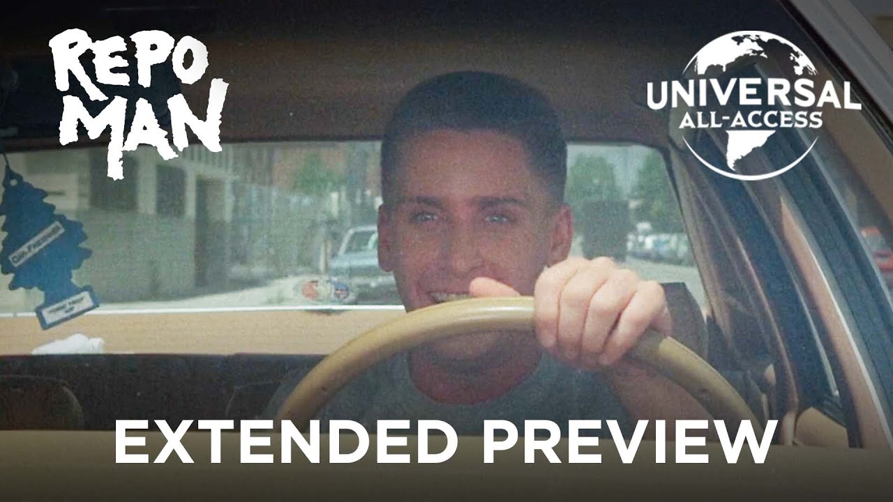 Video for the film Repo Man — 25 Bucks for Looking After a Car Extended Preview