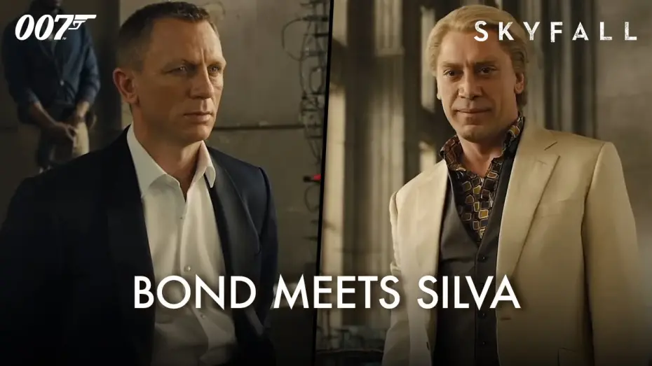 Video for the film Skyfall — 007 Meets Silva