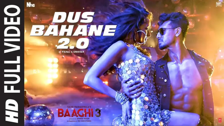 Video for the film Baaghi 3 — Full Video: Dus Bahane 2.0 | Baaghi 3 | Vishal & Shekhar FEAT. KK, Shaan & Tulsi K | Tiger, Shraddha