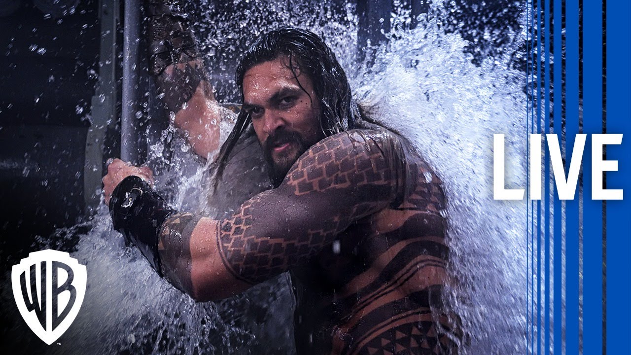 Video for the film Aquaman — Making an Underwater World Behind The Scenes Livestream
