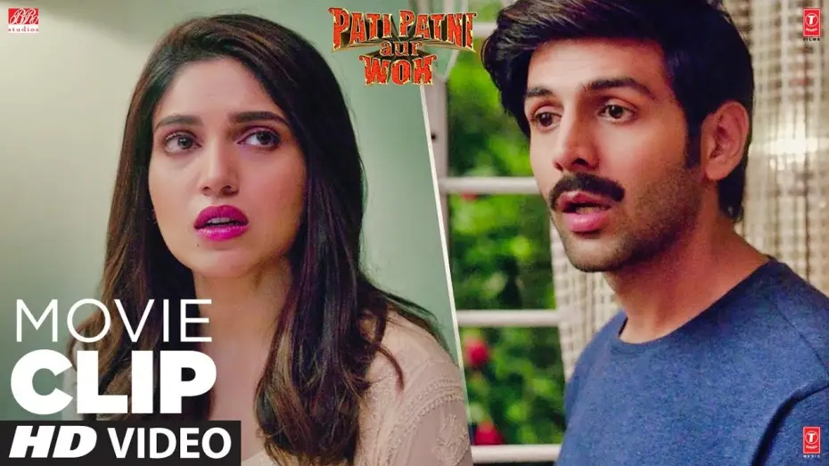 Video for the film Pati Patni Aur Woh — Beshak Gir Gaye Ho Tum | Comedy Scene | Kartik Aaryan, Bhumi Pednekar, Ananya P | Pati Patni Aur Woh