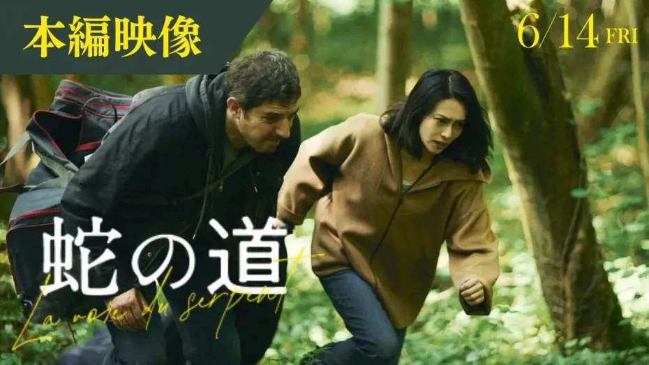 Video for the film Serpent's Path — 【本編映像】映画『蛇の道』森の中を駆ける二人【6月14日(金)公開】