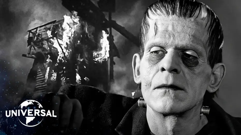Video for the film Frankenstein — Monster Vs. The Burning Windmill