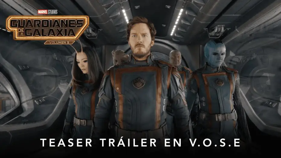 Video for the film Guardians of the Galaxy Vol. 3 — Teaser Tráiler Oficial [VOSE]
