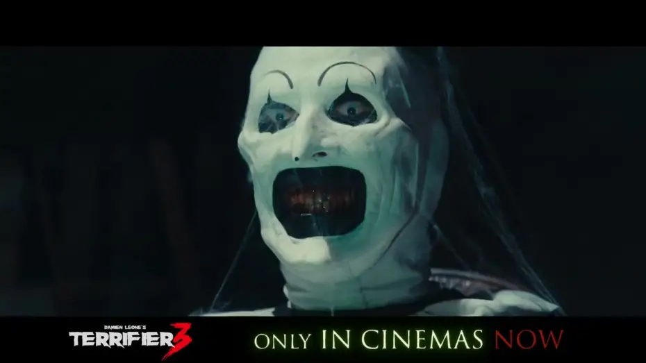 Video for the film Terrifier 3 — Only In Cinemas Now