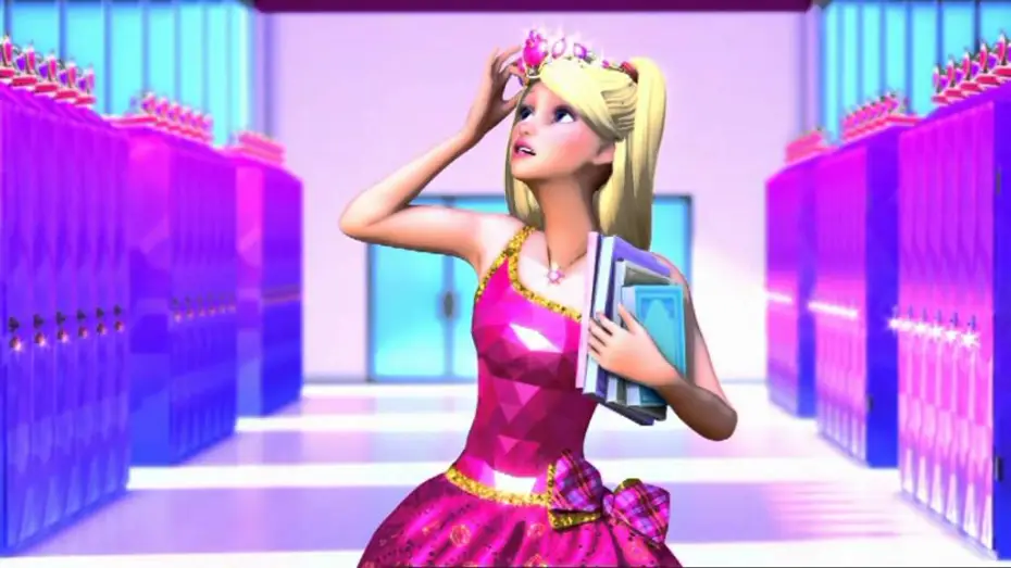 Video for the film Barbie: Princess Charm School — Barbie: Escuela de Princesas - Tráiler castellano