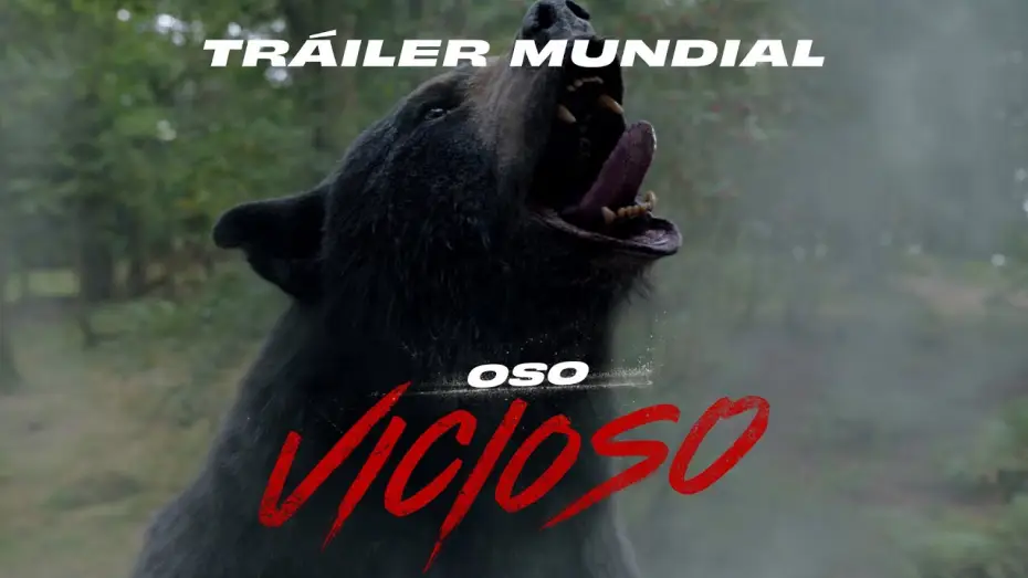 Video for the film Cocaine Bear — Tráiler Oficial