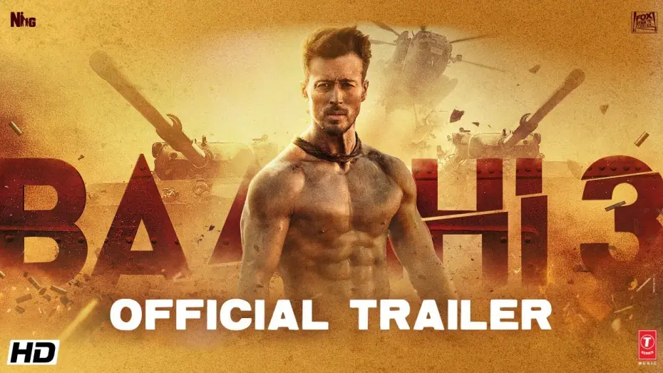 Video for the film Baaghi 3 — Baaghi 3 | Official Trailer | Tiger Shroff |Shraddha|Riteish|Sajid Nadiadwala|Ahmed Khan| 6th MARCH
