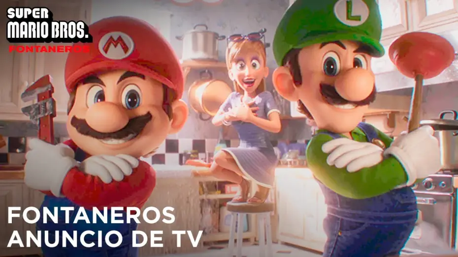 Video for the film The Super Mario Bros. Movie — Super Mario Bros. Fontaneros  - Anuncio de TV